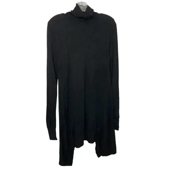 APT.9 Black Lightweight Mock Neck Knit Sweater Dress - Picture 1 of 6